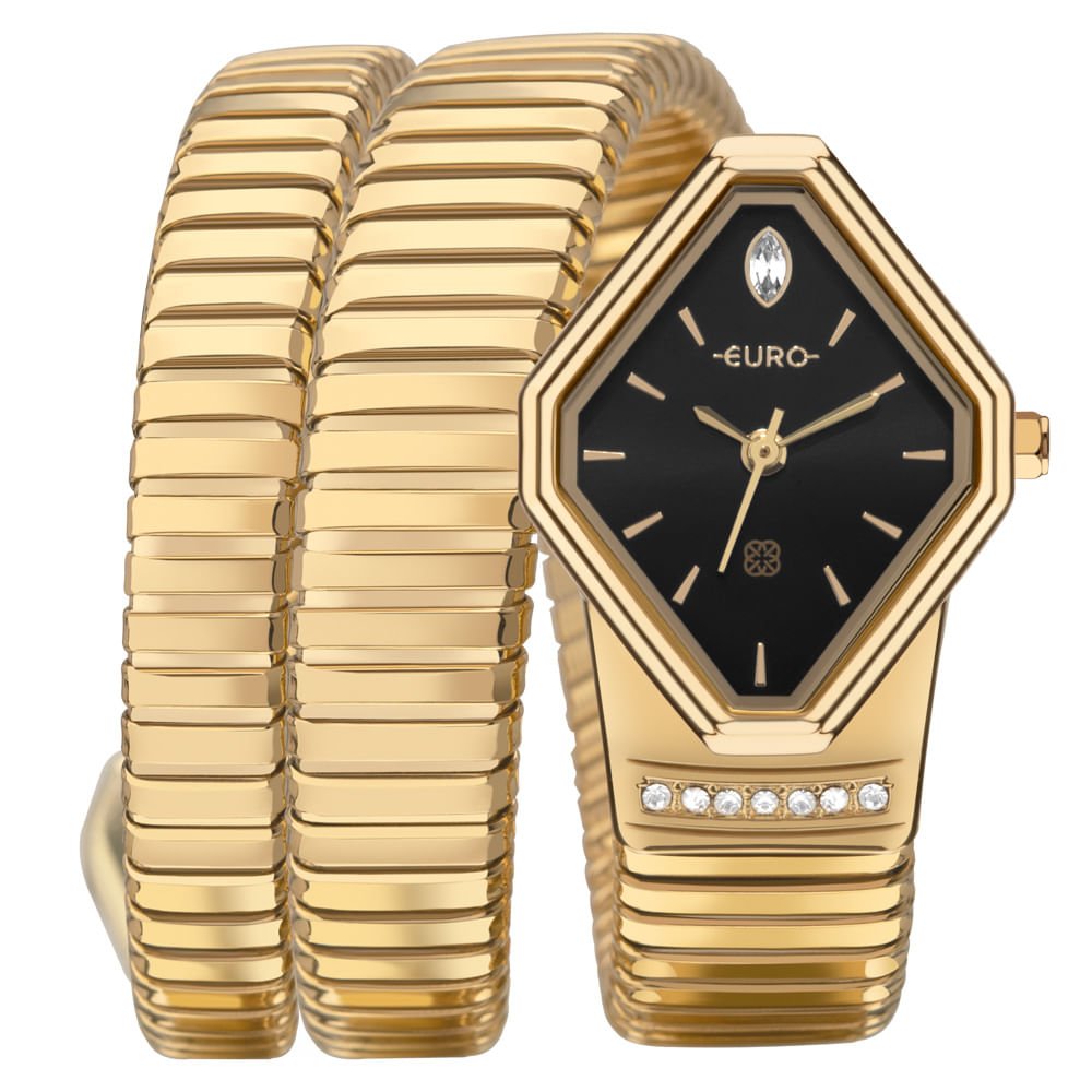 Relógio Euro Feminino Serpentes Dourado - EU2035ZDM/5P