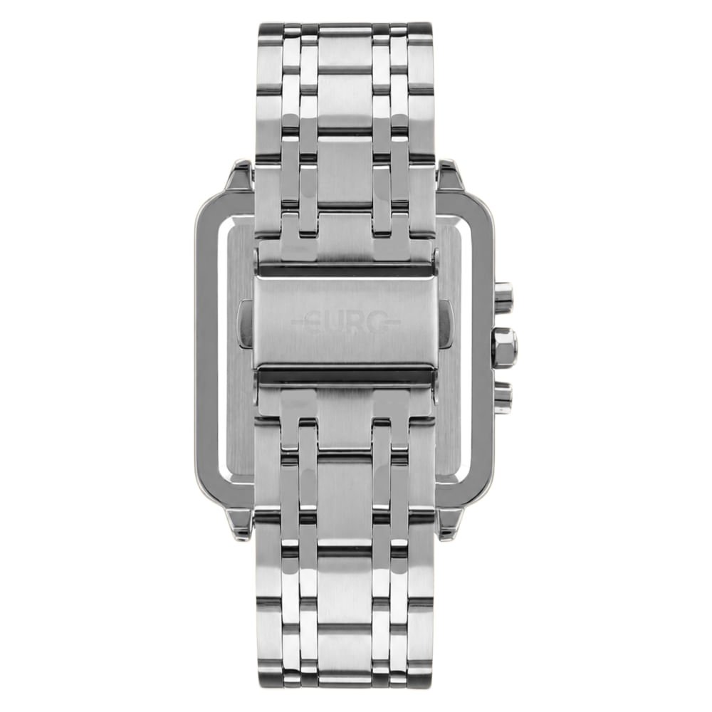 Relógio Euro Unissex Big Case Prata - EUJS26AD/4K Prata 3
