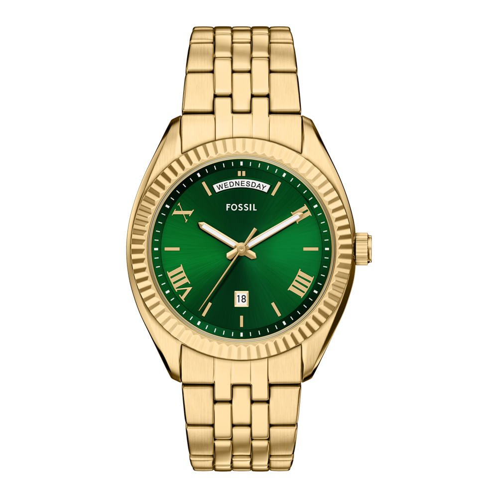 Relógio Fossil Masculino Campbell Dourado - FS6142/1VN