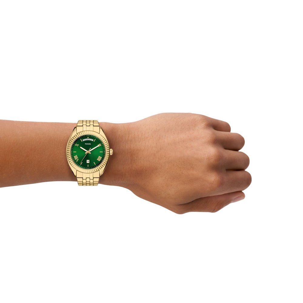 Relógio Fossil Masculino Campbell Dourado - FS6142/1VN Dourado 3