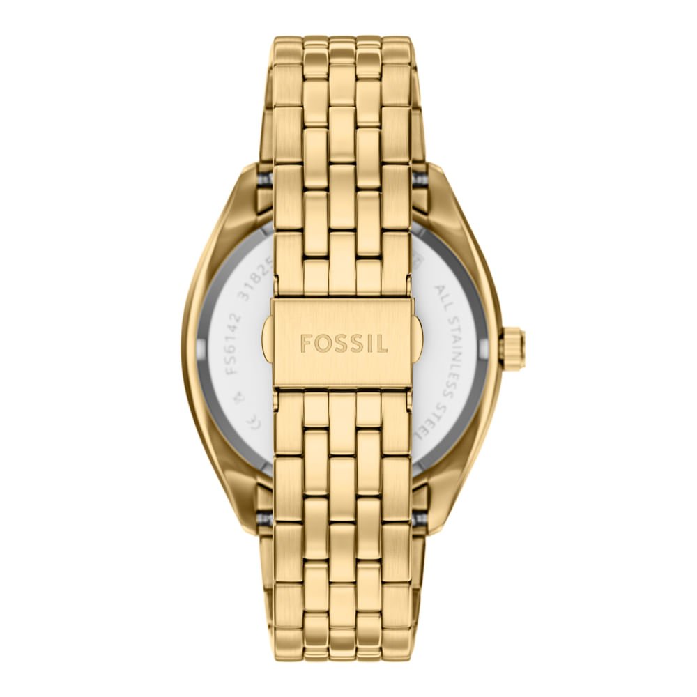 Relógio Fossil Masculino Campbell Dourado - FS6142/1VN Dourado 4