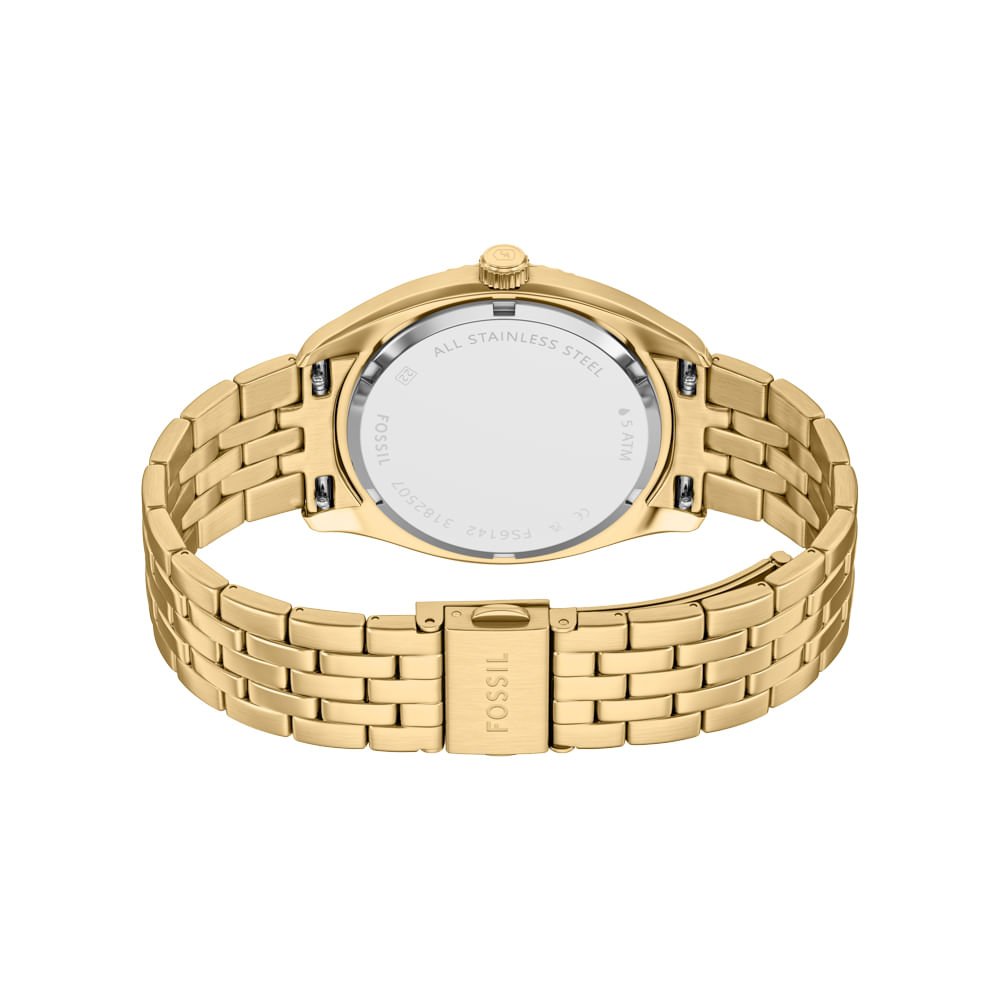 Relógio Fossil Masculino Campbell Dourado - FS6142/1VN Dourado 9