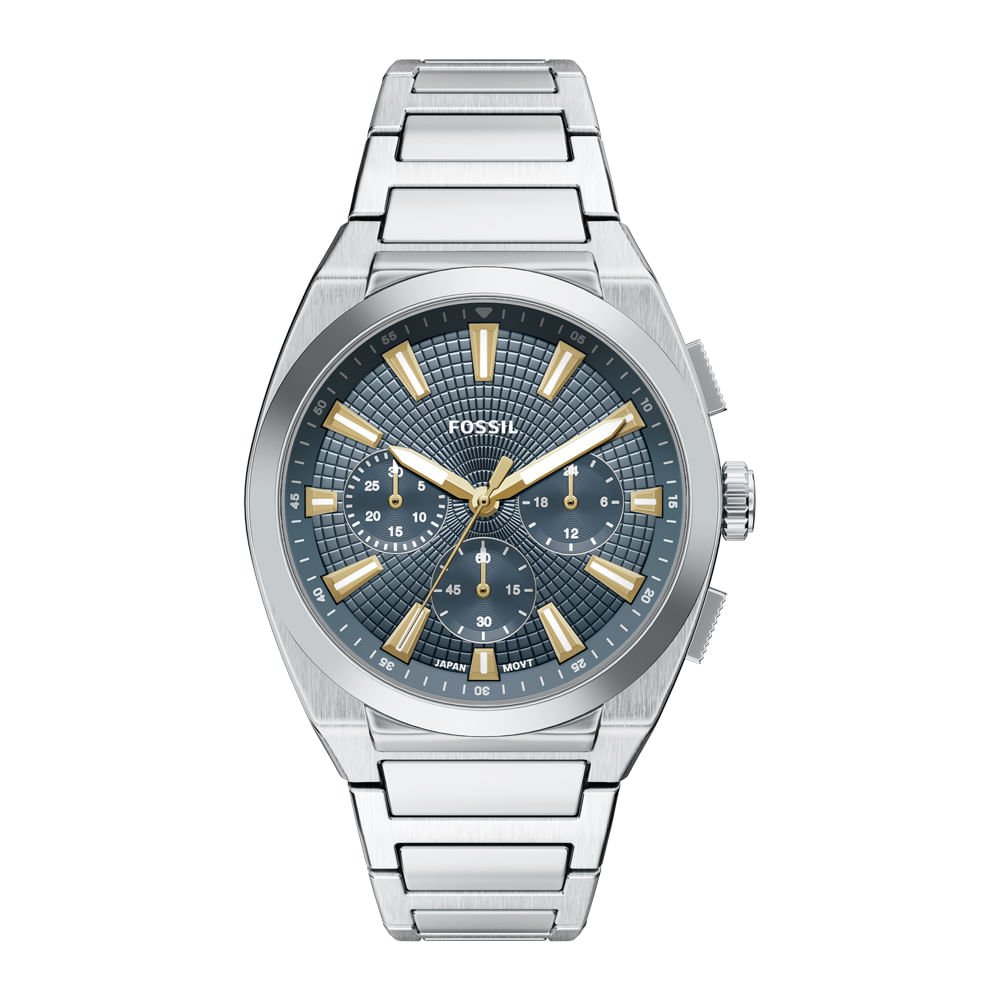 Relógio Fossil Masculino Everett Prata - FS6154/1AN