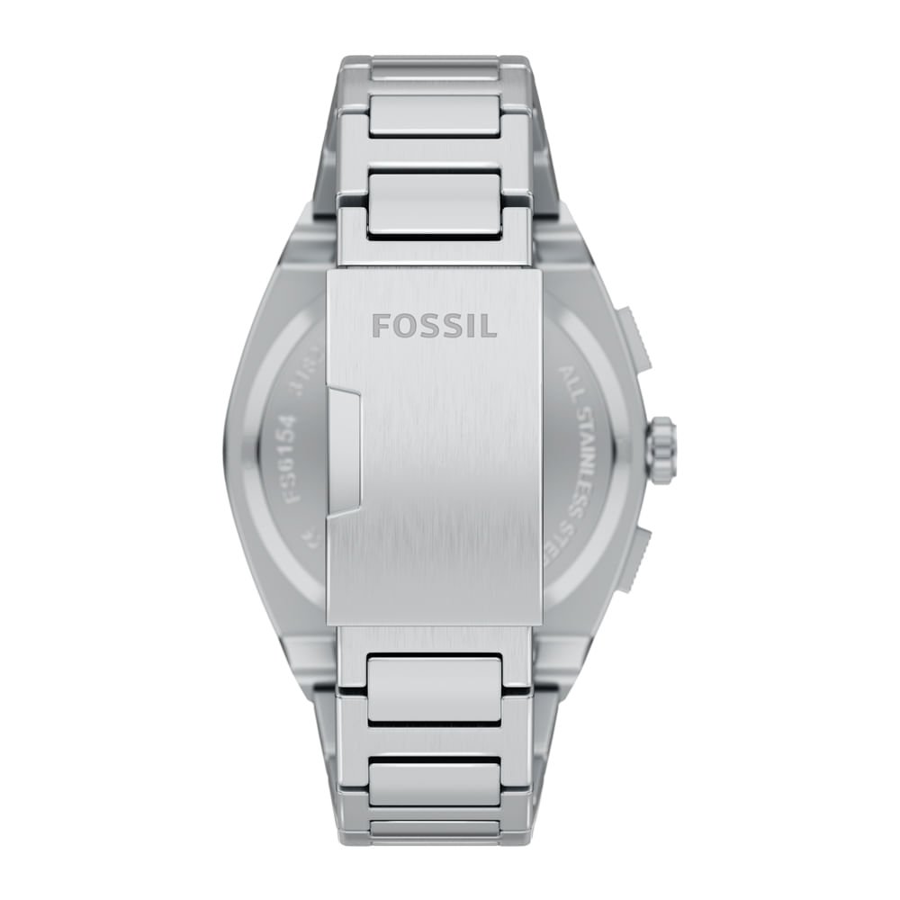 Relógio Fossil Masculino Everett Prata - FS6154/1AN Prata 3