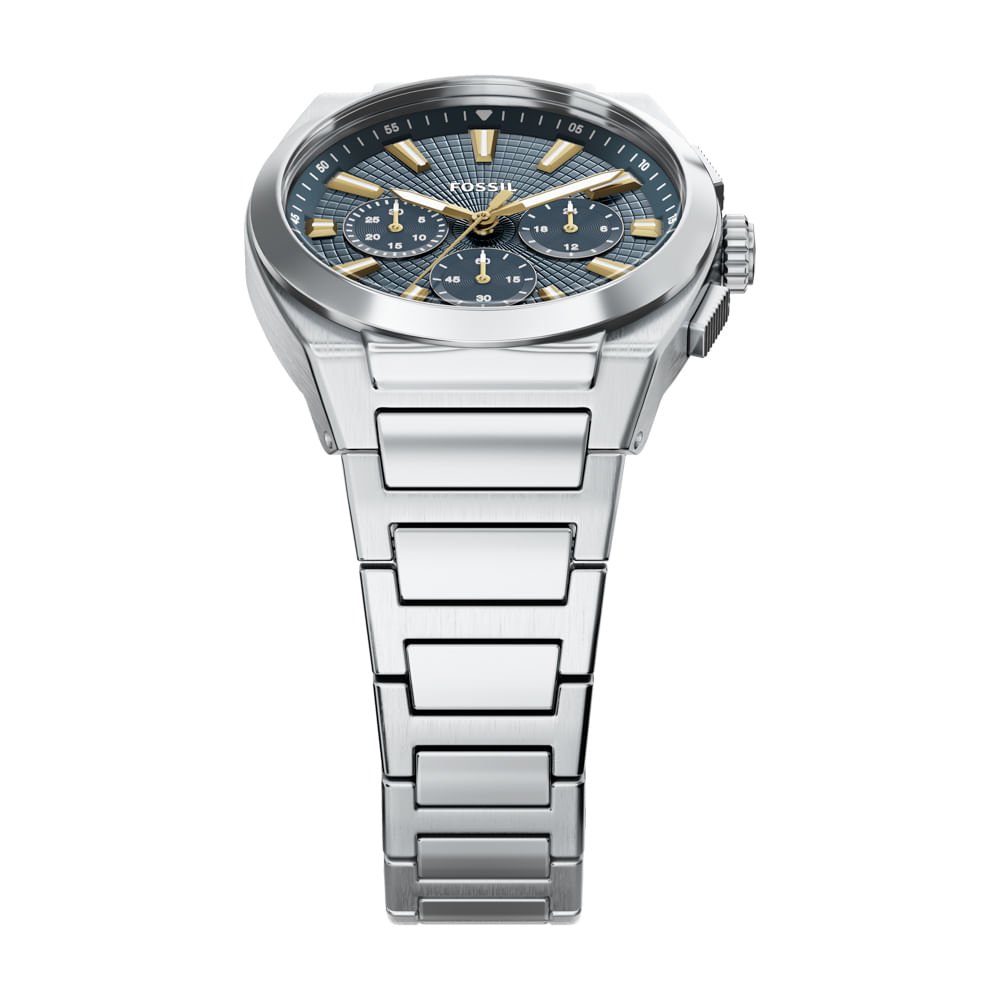 Relógio Fossil Masculino Everett Prata - FS6154/1AN Prata 7