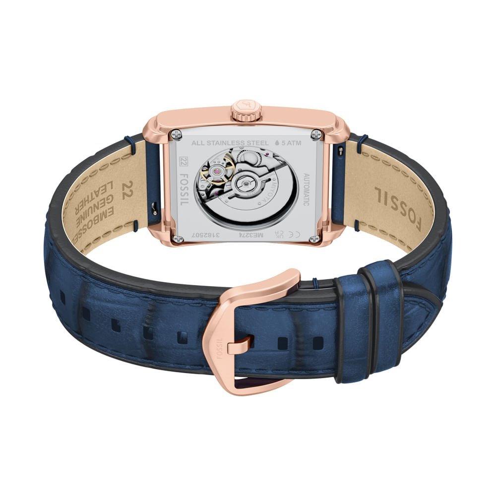 Relógio Fossil Masculino Carraway Rosé - ME3274/0BN Rose 6
