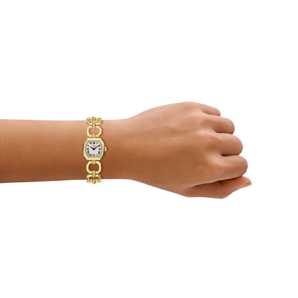 Relógio Fossil Feminino Harlow Dourado - ES5483/1BN Dourado 3