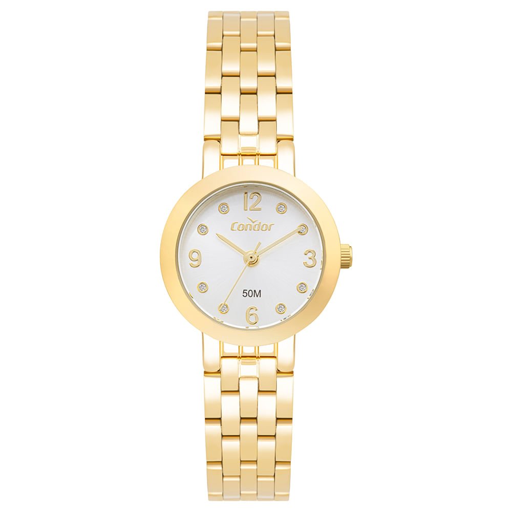 Kit relógio Condor Feminino Mini Dourado - CO2035NWZ/K4K Dourado 2