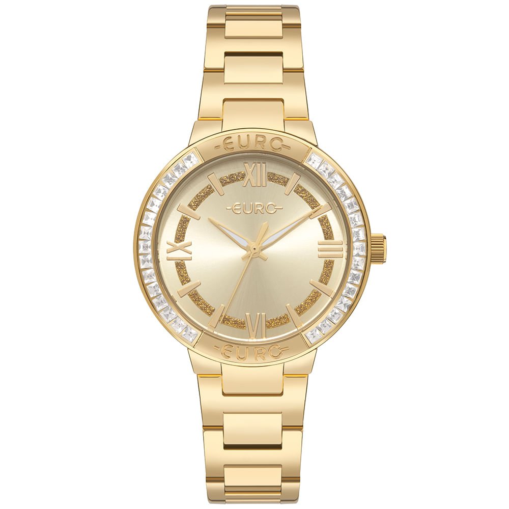 Relógio Euro Feminino Stones Dourado - EU2035YYK/4D