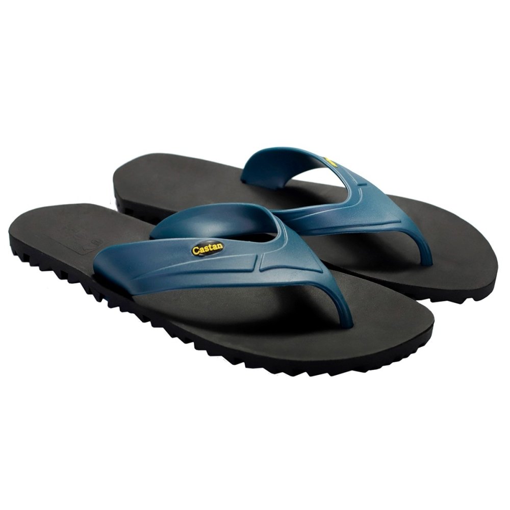 Chinelo Masculino Tiras Largas Alta Durabilidade Confortável Sola Antiderrapante Azul 1