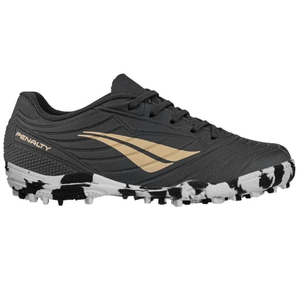 CHUTEIRA PENALTY SOCIETY MATIS KIDS XXI Preto/Dourado 4