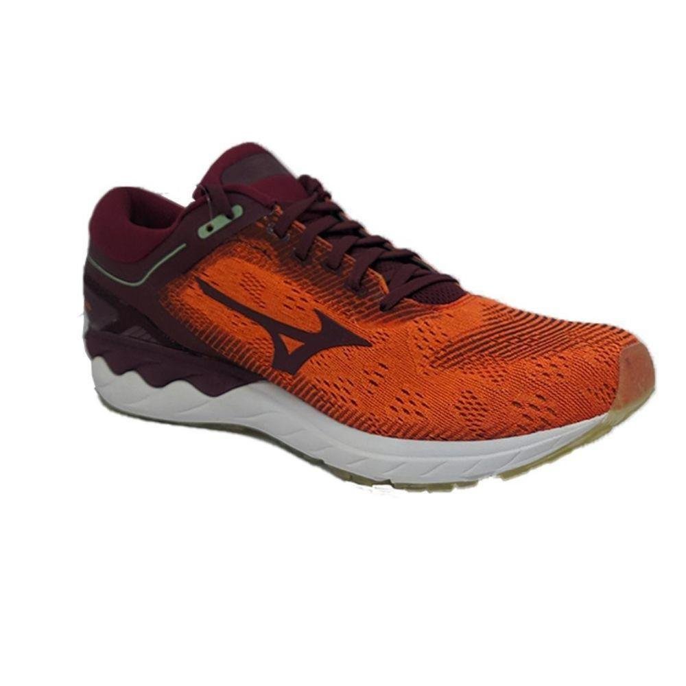Tenis Mizuno Wave Sky Rise Laranja 1