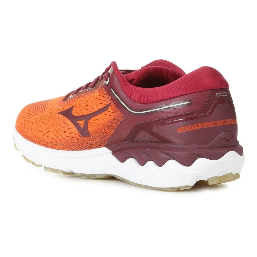 Tenis Mizuno Wave Sky Rise Laranja 2