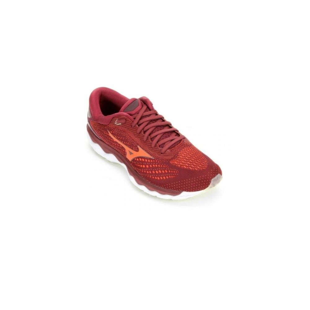 Tenis Mizuno Wave Sky Rise Laranja 5