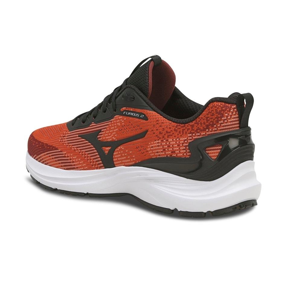 TENIS MIZUNO FURIOUS 2 LARANJA/PRETO Laranja 3