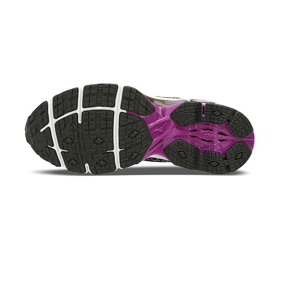 TENIS MIZUNO WAVE INVICTUS 2 PRETO/FUCHSIA Preto 4