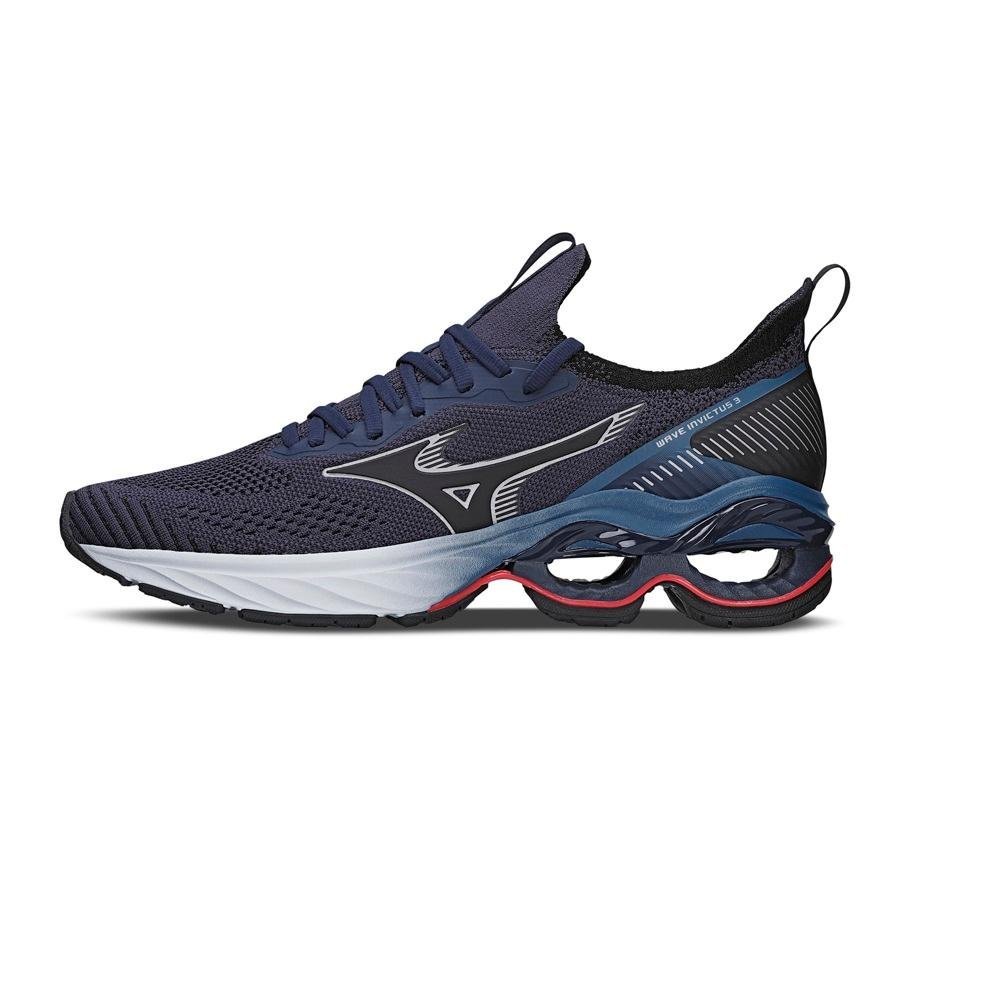 Tênis Mizuno Wave Invictus 3 Masculino Azul 2