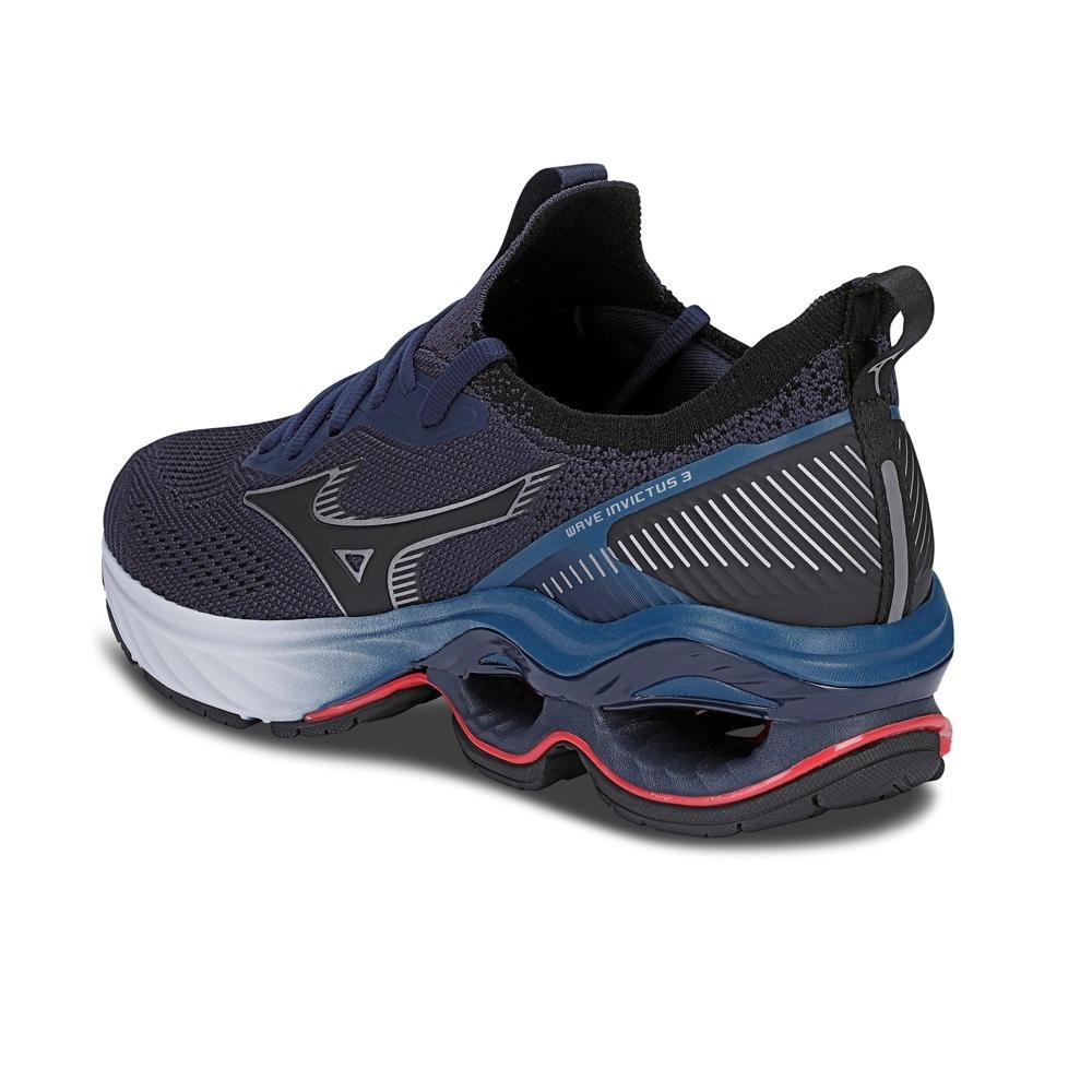 Tênis Mizuno Wave Invictus 3 Masculino Azul 3