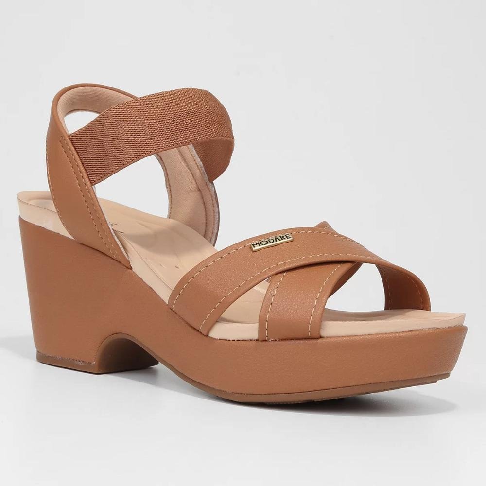 SANDALIA MODARE ANABELA PRETO Bege 4