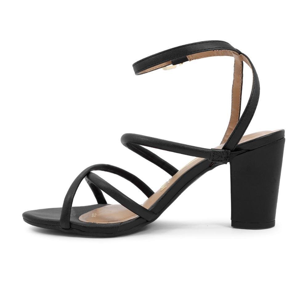 SANDALIA VIZZANO  TIRAS SALTO MEDIO Preto 2