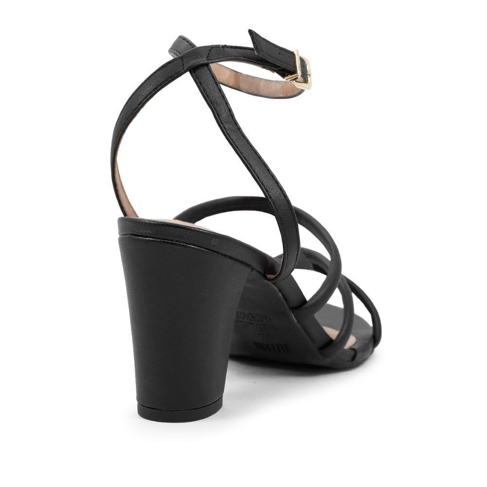 SANDALIA VIZZANO  TIRAS SALTO MEDIO Preto 4