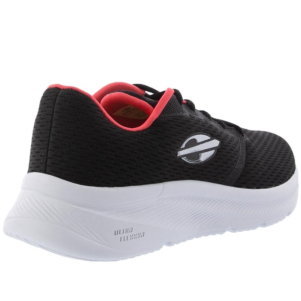 TENIS MORMAII FIRE BLACK/HOT CORAL Preto 3