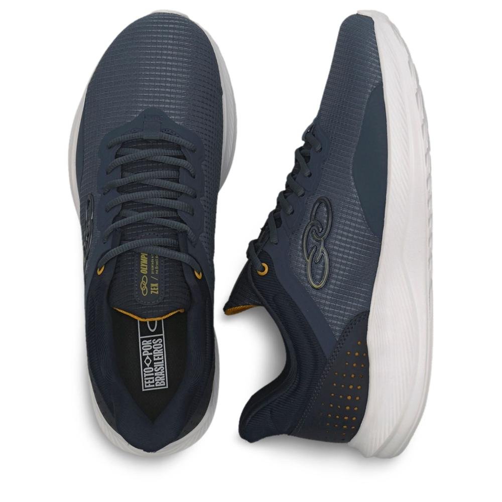TENIS OLYMPIKUS ZEX MASCULINO Preto/Azul Marinho 4