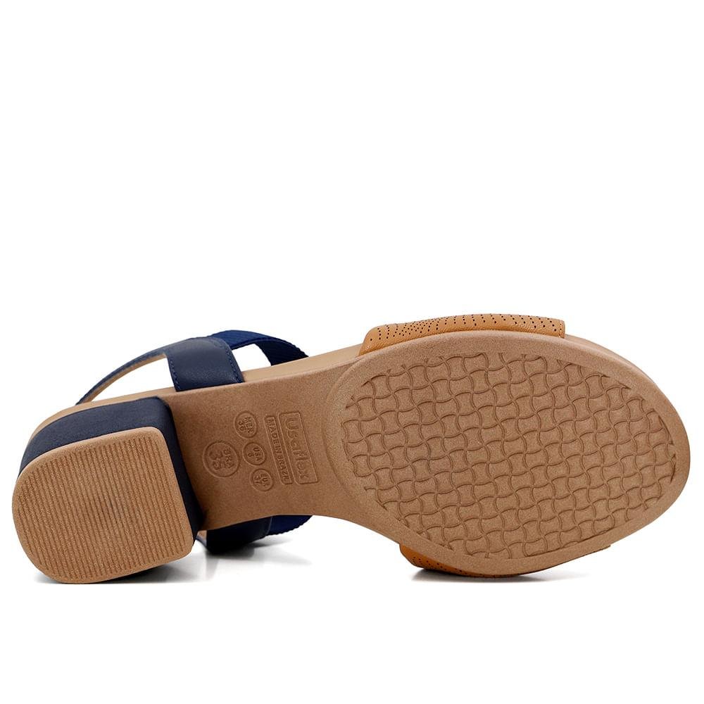 SANDALIA USAFLEX COM LASER REF AE3227 Azul 5