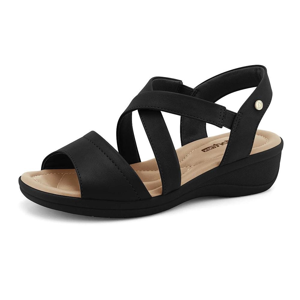 SANDALIA COMFORTFLEX NAPA VEST PLUS REF 2388404 Preto 2