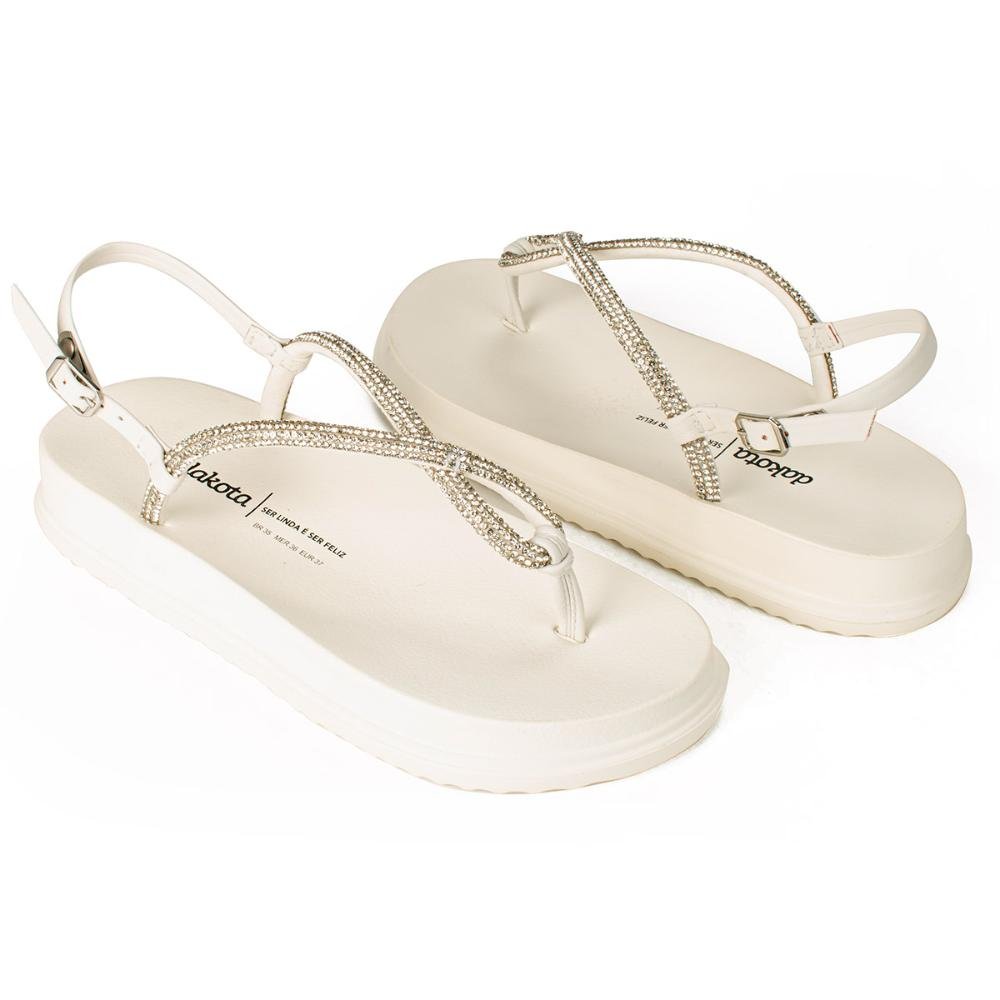 Sandália Dakota Y6241 Feminino Branco 4