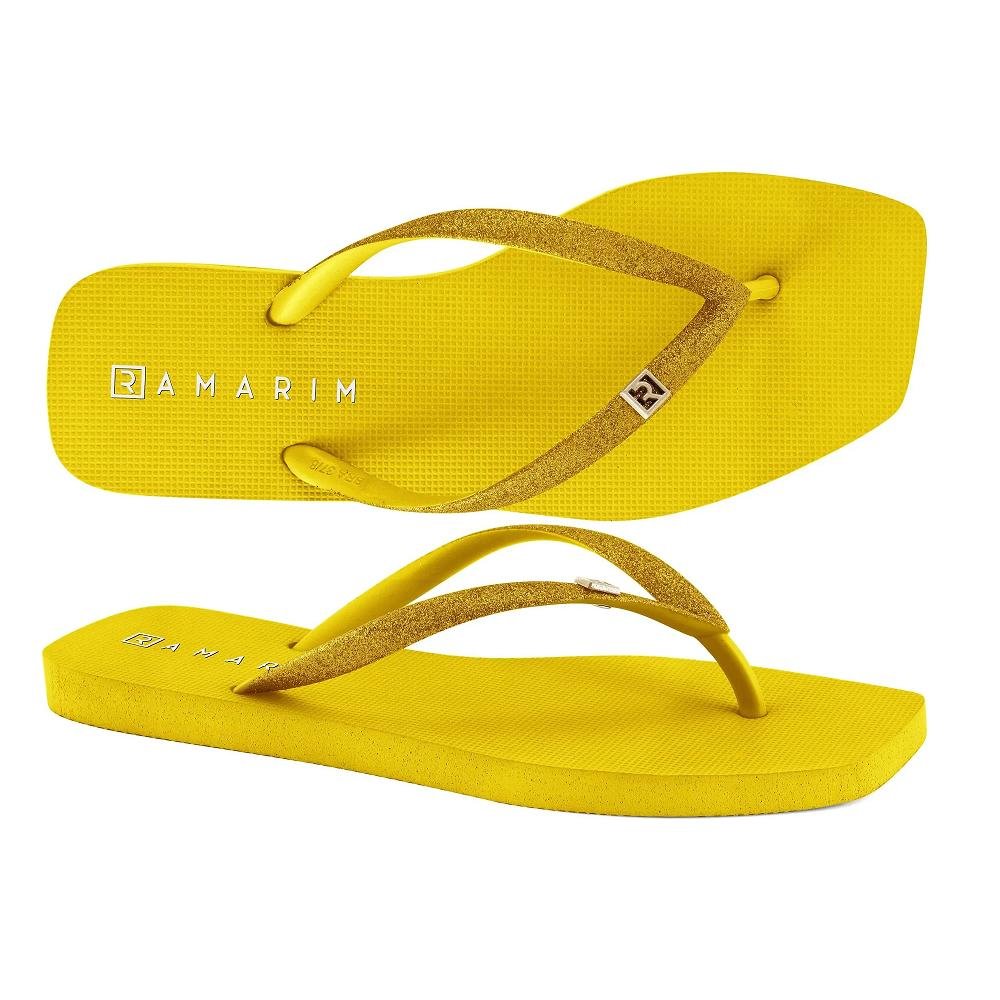 Chinelo Ramarim Ref 231233 Feminino Amarelo 1