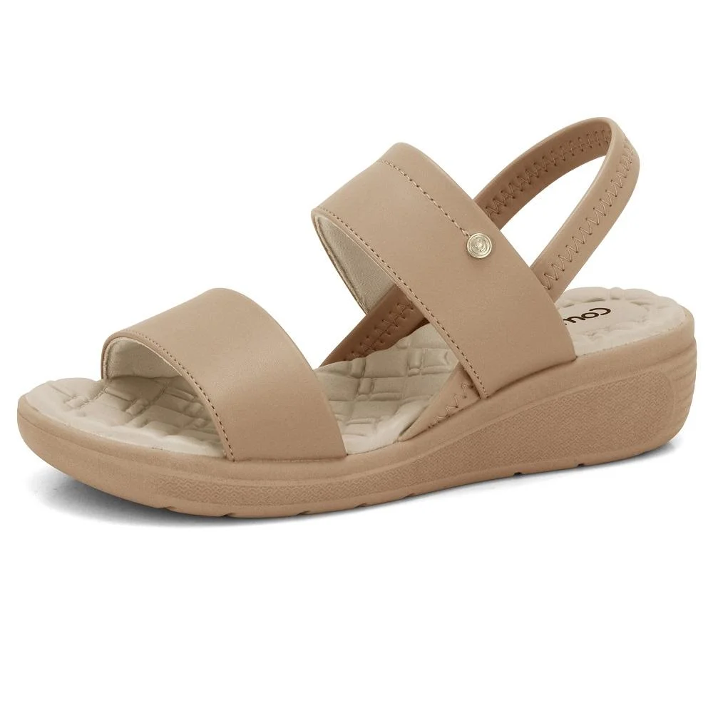 Sandália Comfortflex NAPA PLUS REF 2486305 Feminino Bege 2