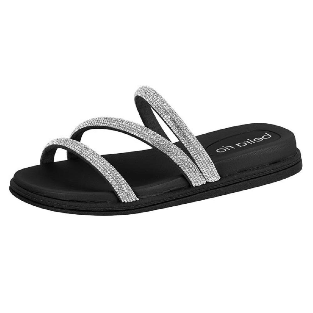 Sandália Beira Rio 8488.108.7551 Feminino Prata 2