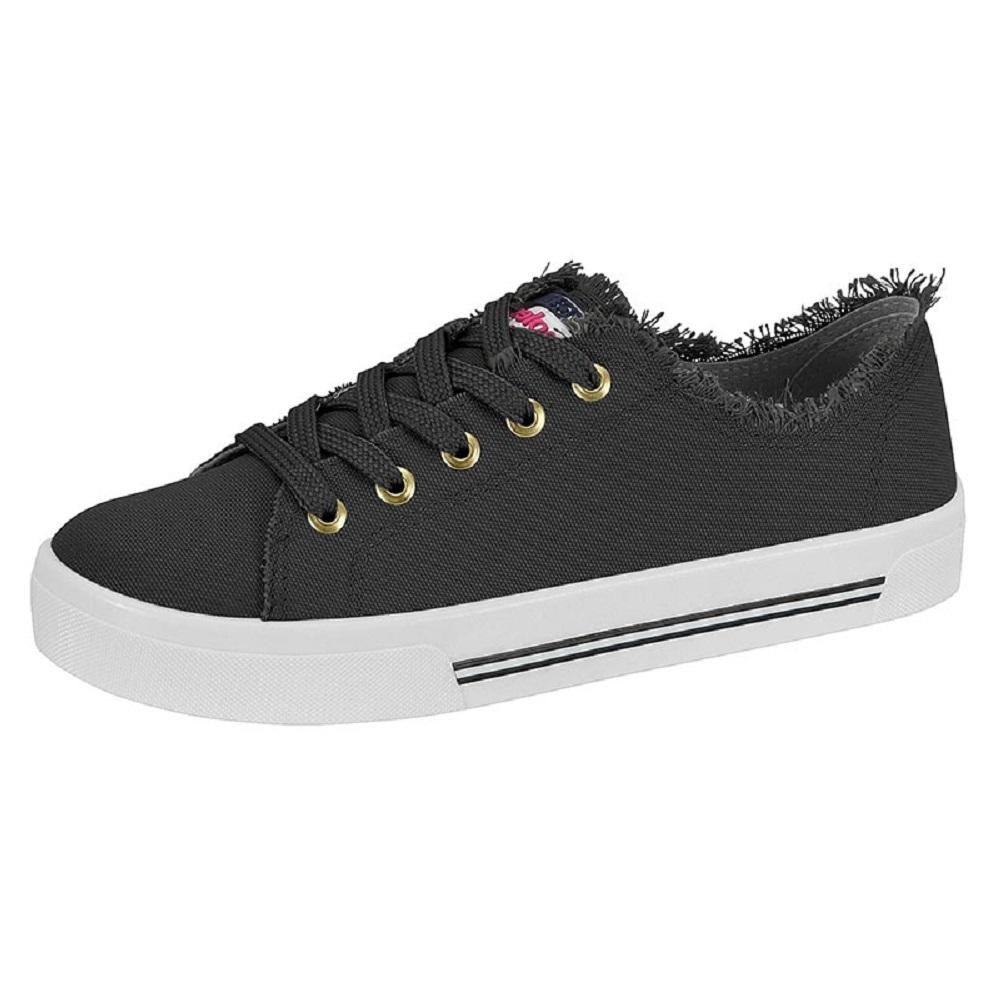 TENIS MOLECA LONA SIDER REF 5667.322.18923 Preto 2