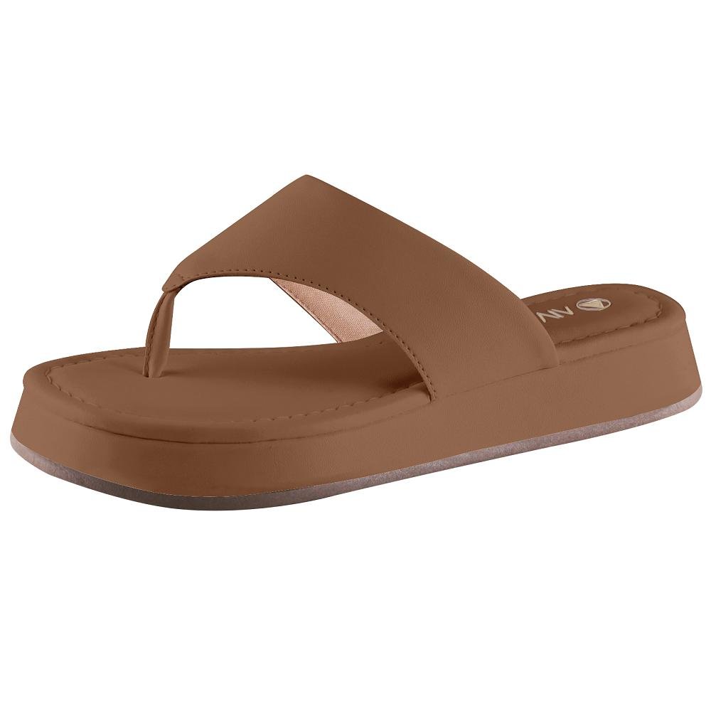CHINELO VIA UNO FLAT FORM REF 803024SDAVV Bege 2