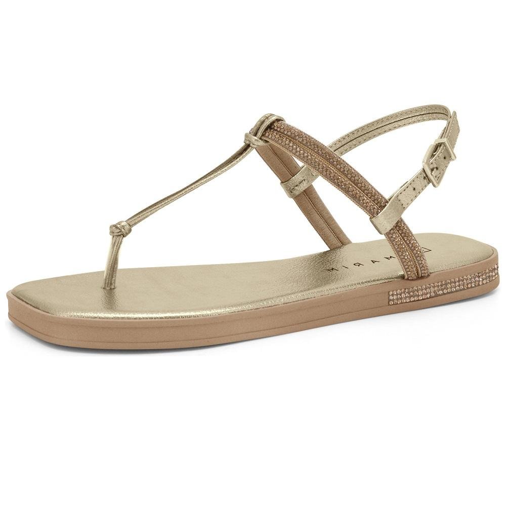 SANDALIA RAMARIM FLOATHER METAL REF 249103 Dourado 2