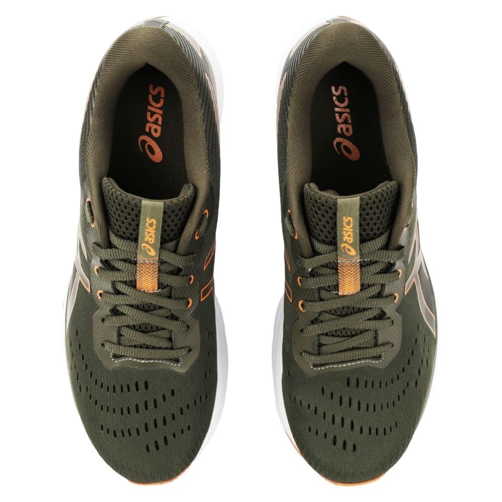 TENIS ASICS GEL-SHINOBI 2 MASCULINO Marrom/Laranja 4