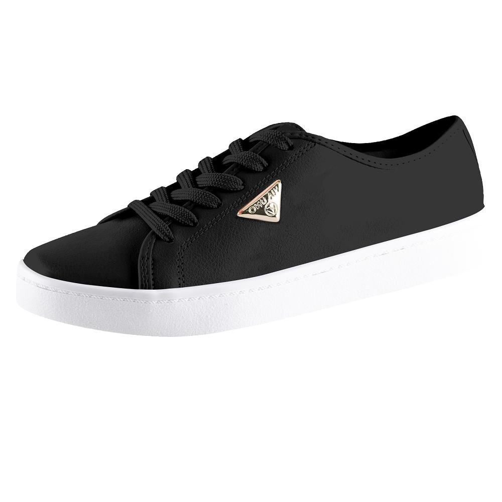 TENIS VIA UNO REF 405116SFAVV Preto 2