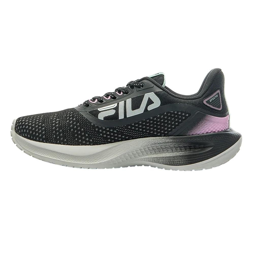 TENIS FILA EFECTO FEMININO PRETO/ROSA 2