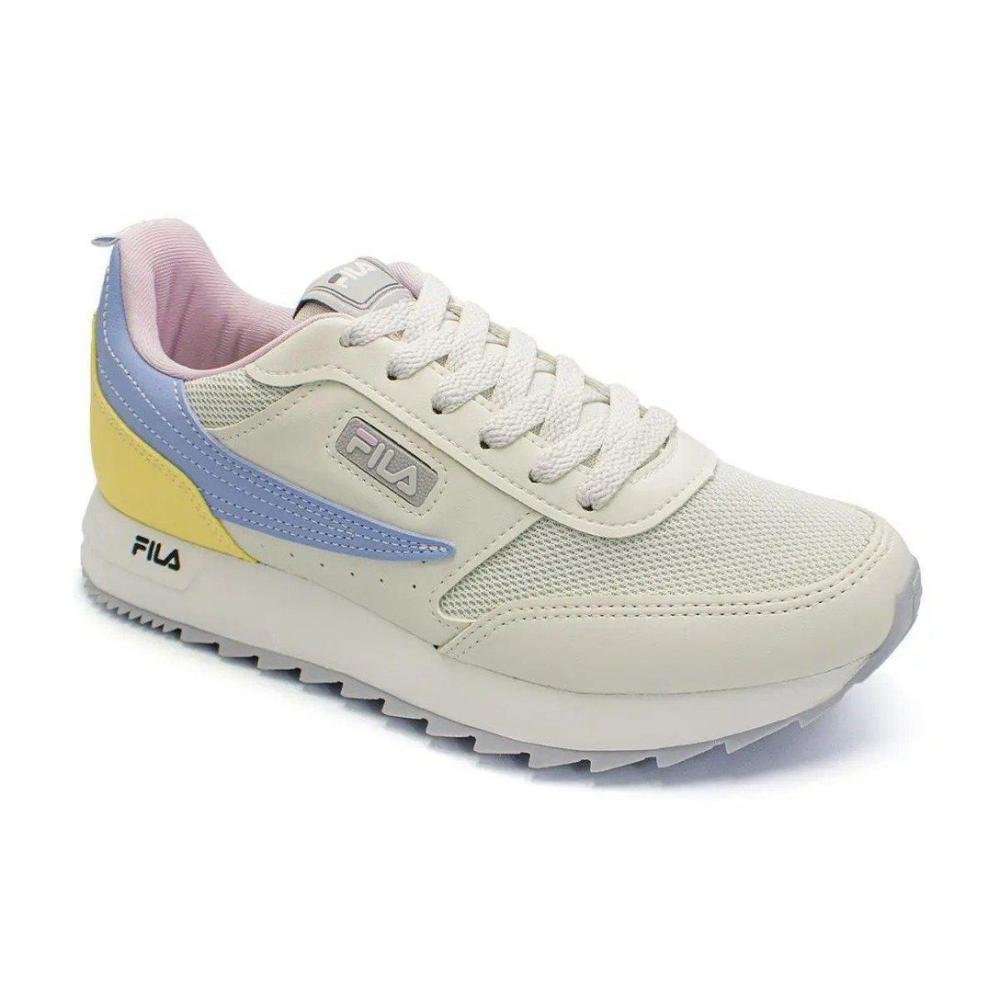 TENIS FILA RETRO FLAG FEMININO Branco/Amarelo 2