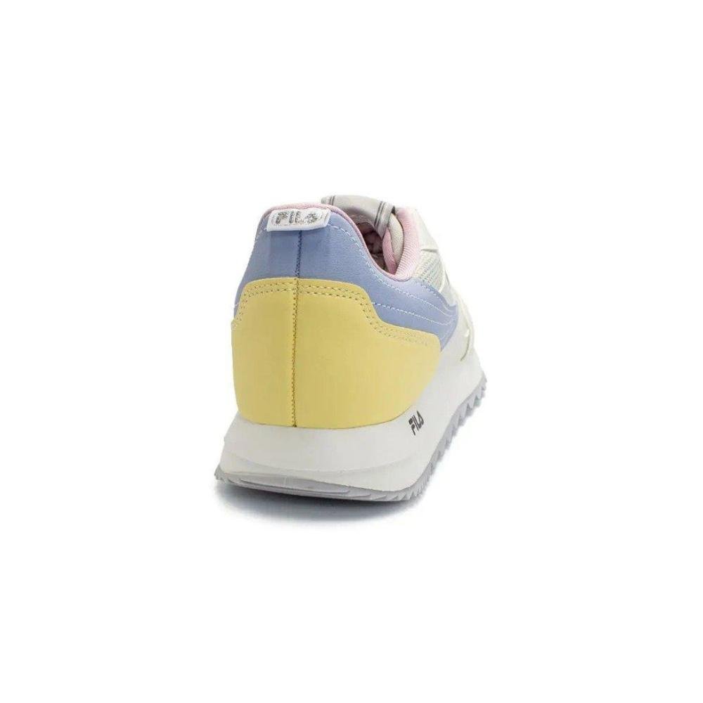 TENIS FILA RETRO FLAG FEMININO Branco/Amarelo 4