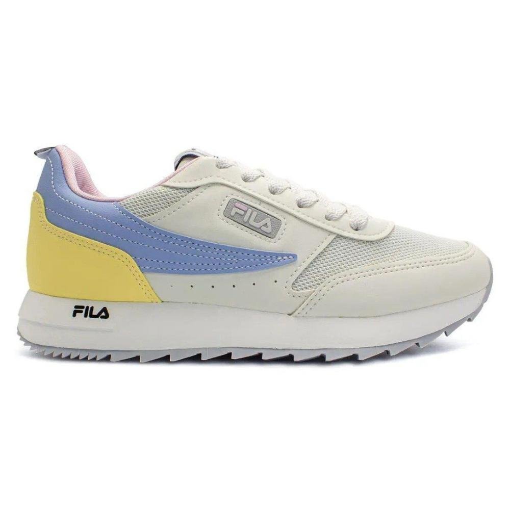 TENIS FILA RETRO FLAG FEMININO Branco/Amarelo 1
