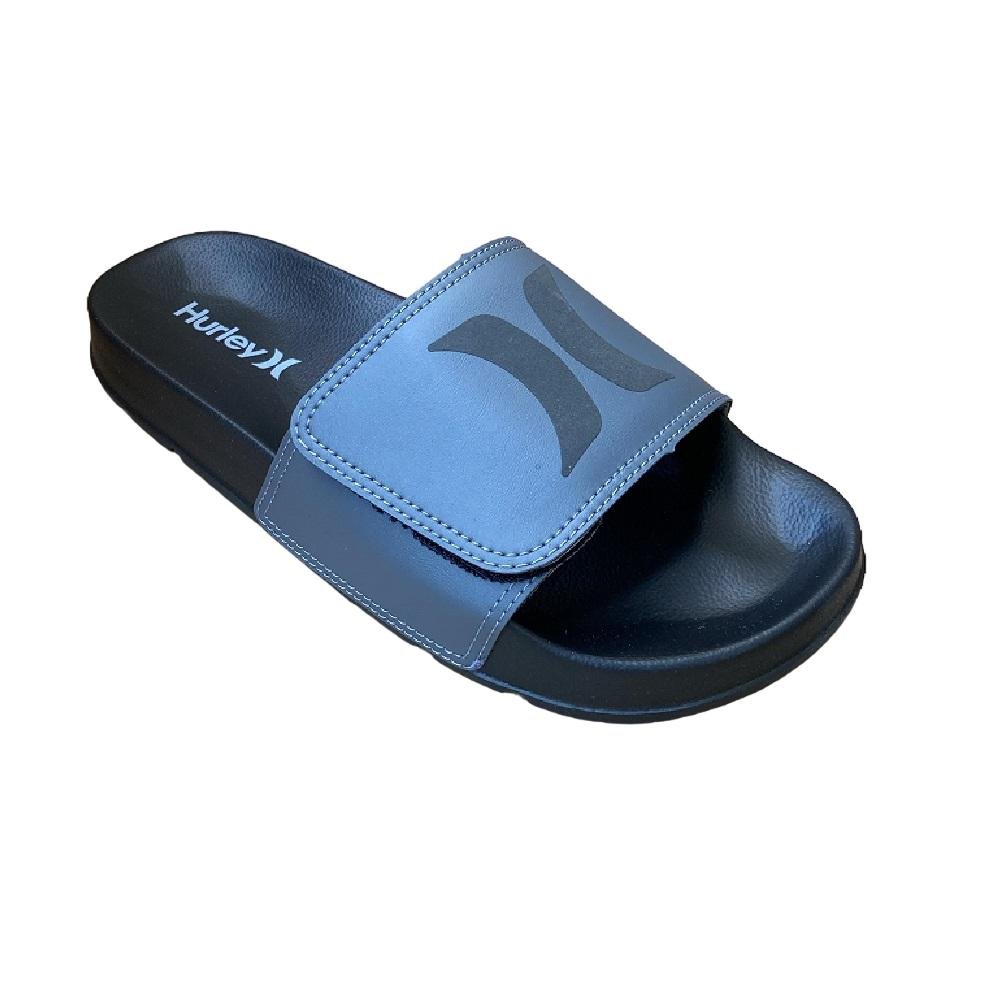 CHINELO HURLEY SLIDE ICONIC 2 FITA AUTOCOLANTE Preto/Grafite 3