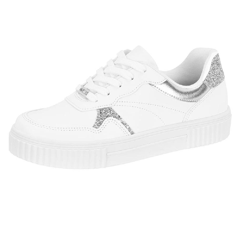 TENIS VIZZANO GLITER REF 1307.109.28341 Branco/Prata 2