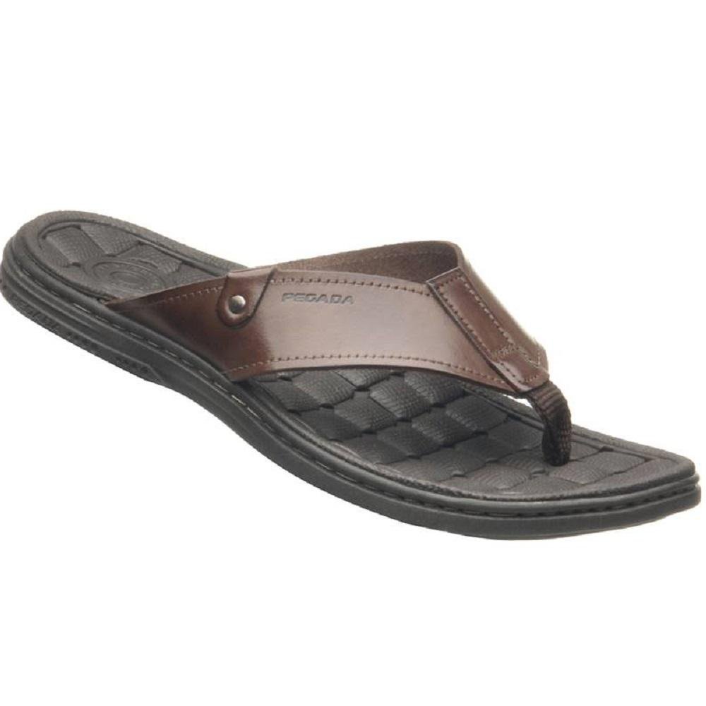 CHINELO PEGADA EM COURO REF 131281 MASCULINO