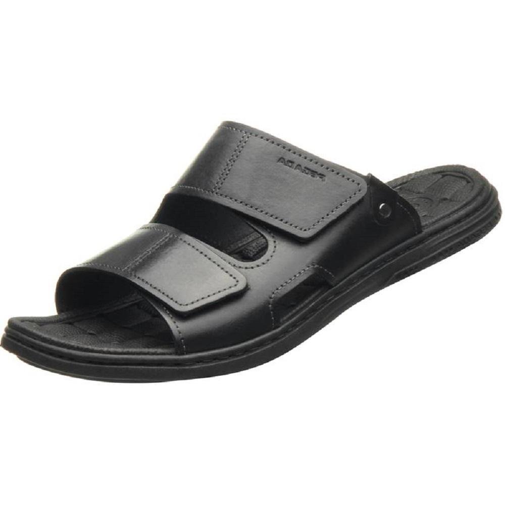 CHINELO PEGADA EM COURO REF 131283 MASCULINO Preto 3