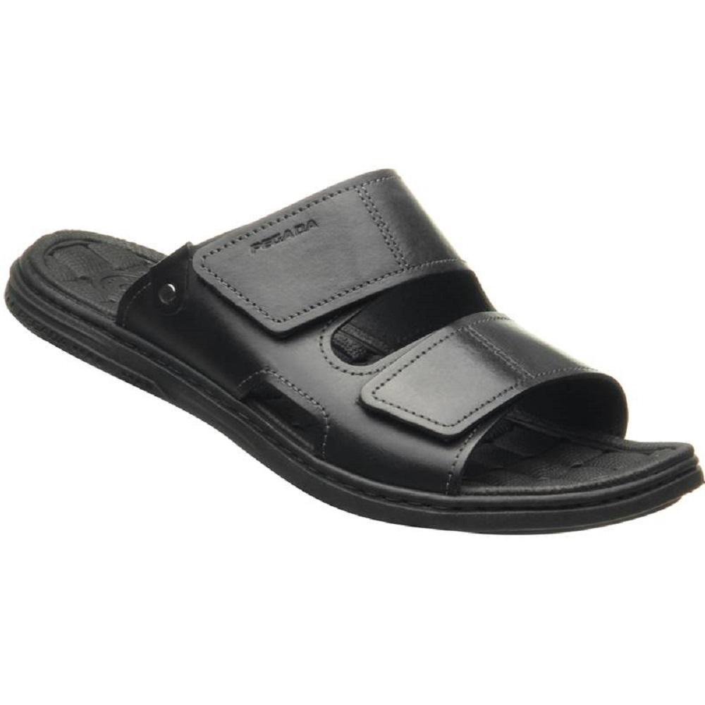 CHINELO PEGADA EM COURO REF 131283 MASCULINO Preto 4
