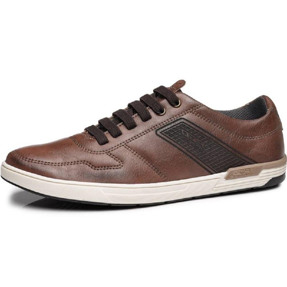 SAPATENIS PEGADA EM MICROFIBRA REF 171308 MASCULINO Marrom 2