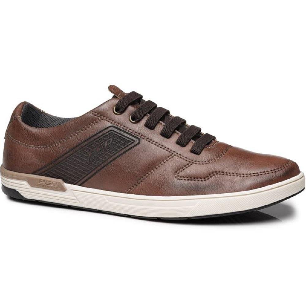SAPATENIS PEGADA EM MICROFIBRA REF 171308 MASCULINO Marrom 3