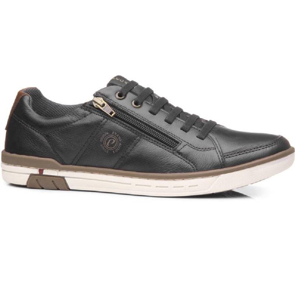 SAPATENIS PEGADA EM COURO REF 119313 MASCULINO Marrom Escuro 1